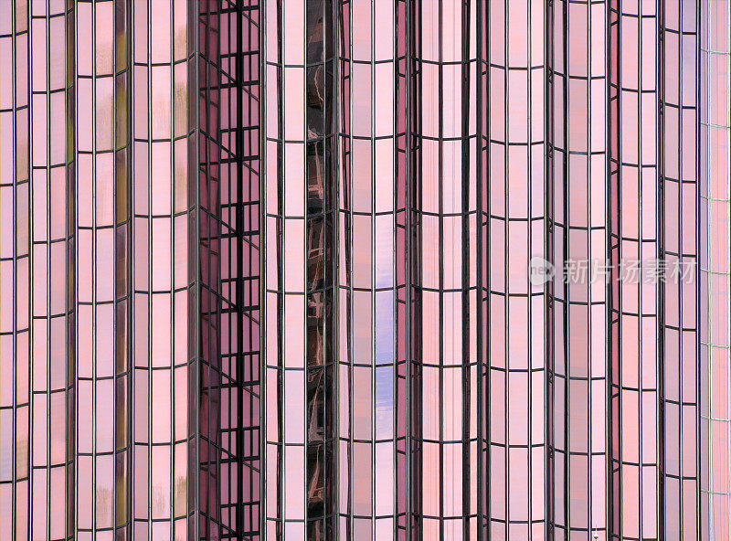 Postel 2001塔楼-玻璃立面细节，阿比让，科特迪瓦